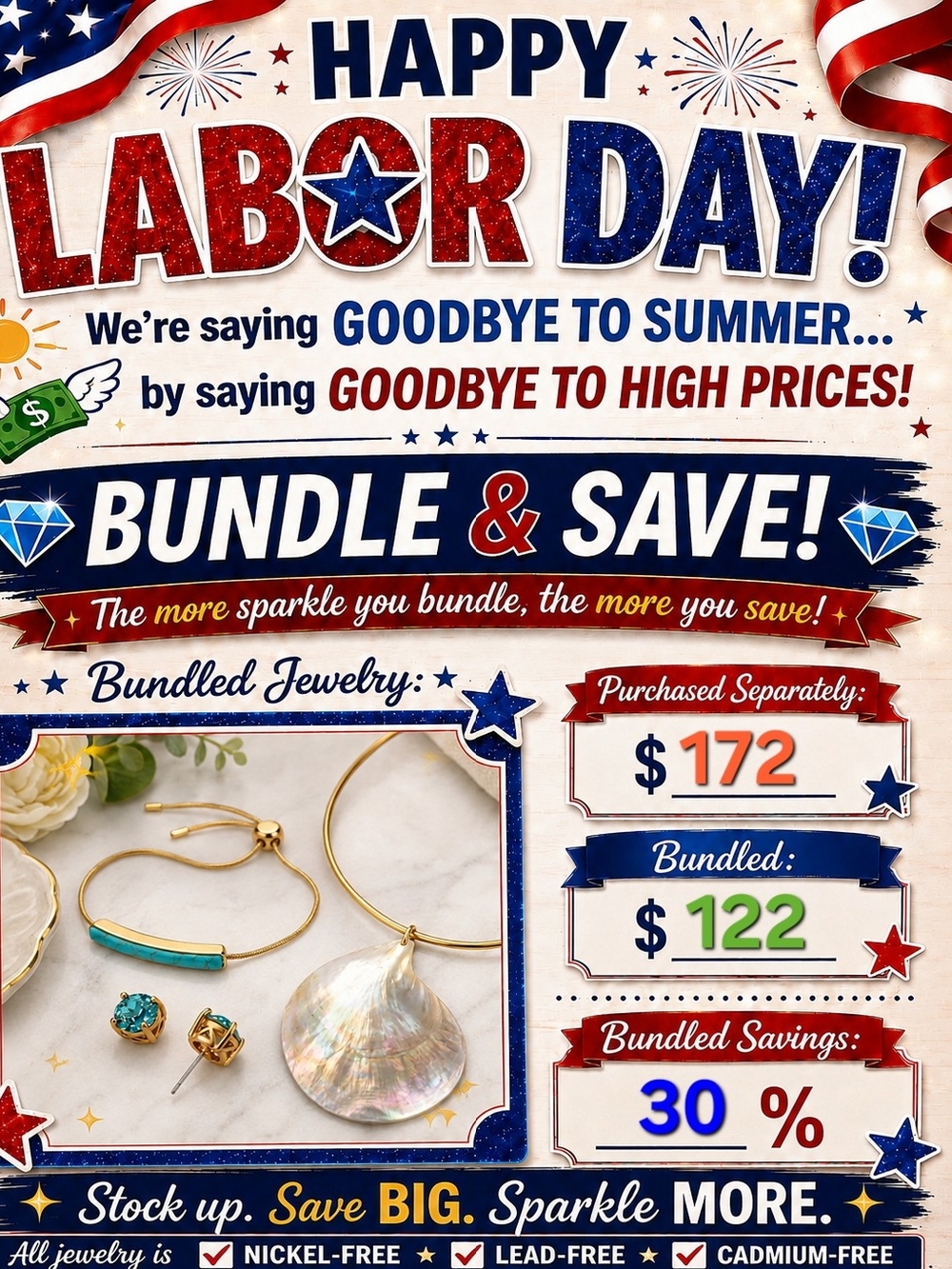 BUNDLED DISCOUNT! Park Lane Necklace, Bracelet, & Earrings